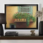 Kiss of Geranium and Morning Painting, A Real Style Masterpiece