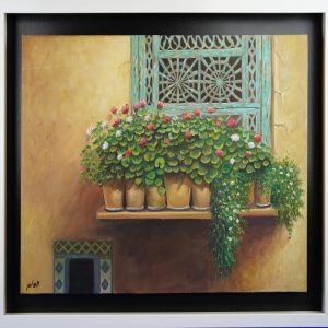 Kiss of Geranium and Morning Painting, A Real Style Masterpiece