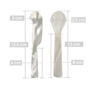 Mother of Pearl Caviar Spoon and Knife Premium Quality
